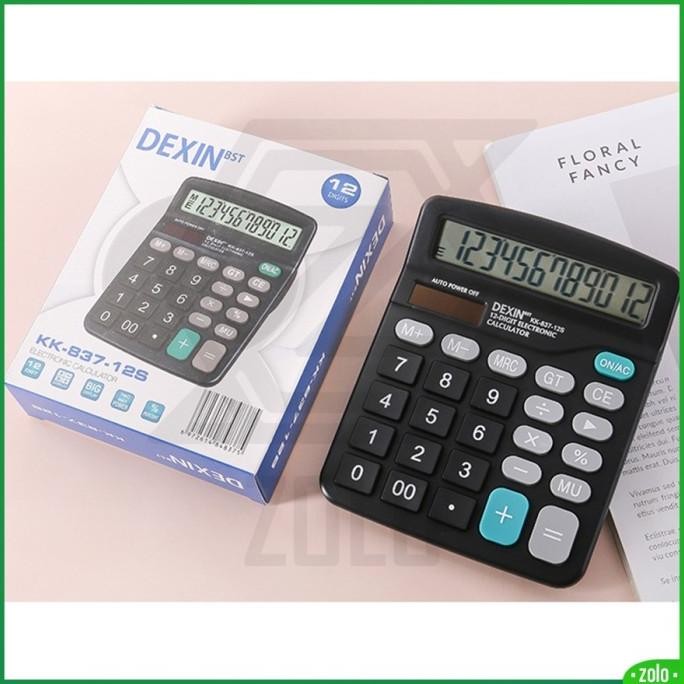 

Is75 [zolo] DEXIN Kalkulator Warna Pastel Dual Power Solar Panel 12 Digit Berkualitas