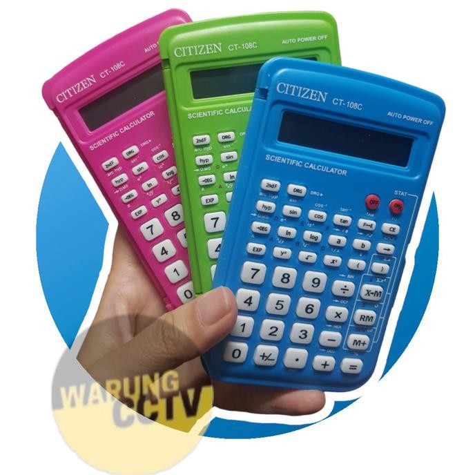 

gs-56 kalkulator CITIZEN CT-108 SCIENTIFIC CALCULATOR 10+2 digits - Hijau Berkualitas