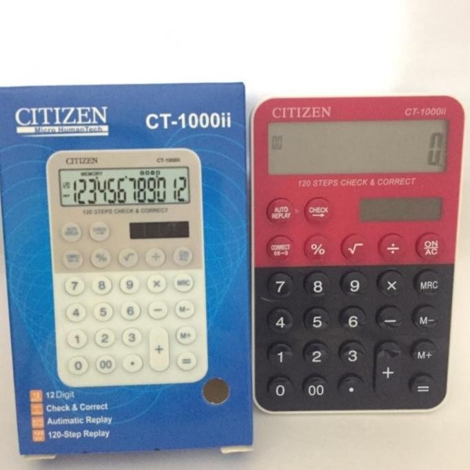 

PK32 Kalkulator CITIZEN CT 1000ii 12 Digit / Calculator CT1000ii Original