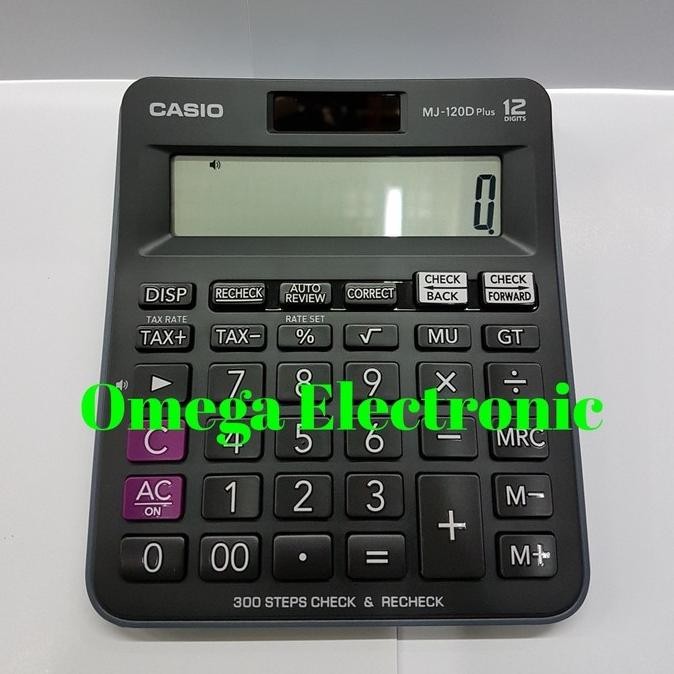

jy-6 Casio Desktop MJ-120D - Kalkulator Meja Office check correct MJ 120D Murah