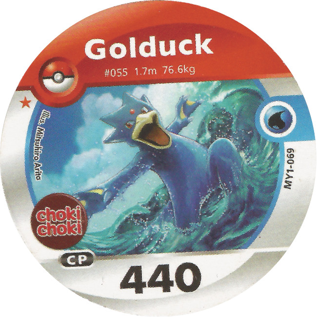Kartu Pokemon Medalion Choki Choki Golduck