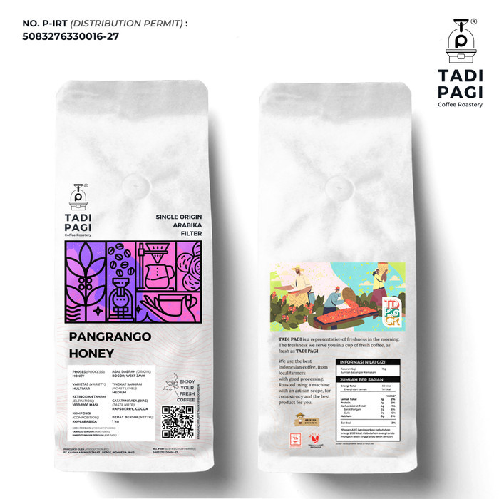 

Arabika Pangrango Honey 200 Gr Roast Bean Coffee - Biji Kopi