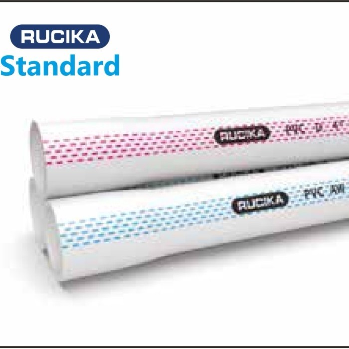 Pipa Pvc Rucika 3" Vp Vu Abu Jis Aw D Putih Standard Wavin Hemat