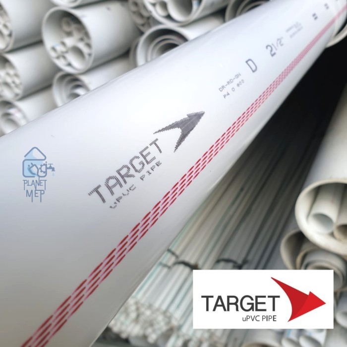 Target Pipa Upvc D 6 - 12 Inch / Pipa Pvc Paralon 4 Meter Best Quality