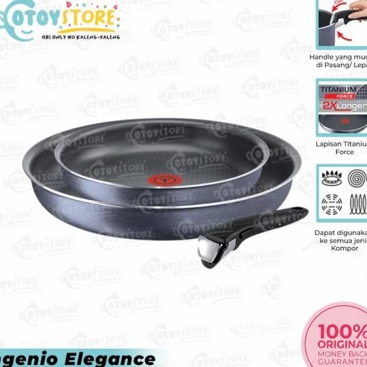 Tefal Ingenio Elegance Set 3 Pcs / Wajan Panci Anti Lengket Tefal