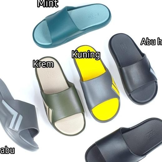 E6213Kk6W Luofu Jelly Sandal Selop Pria Karet Cowok