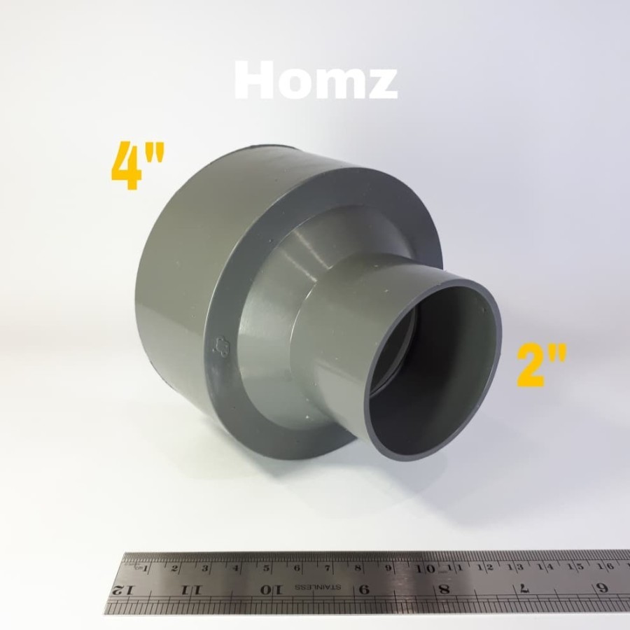 SOKET Vlok Sok D 4 x 2" in inch/Plok Sock Pvc/Reducer Socket Sambungan Pipa