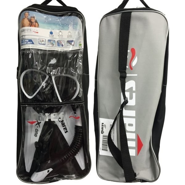 Set Snorkeling Mares Marea Fins X-One Mask Snorkel Fin Selam Diving