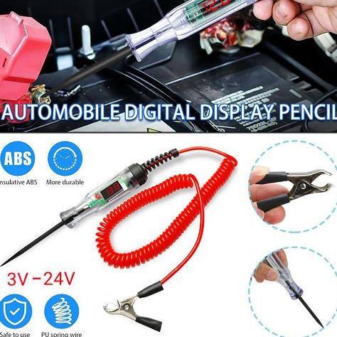 paling diminati] Obeng Tespen DC Digital Display Tespen Detetor Kelistrikan Mobil Motor