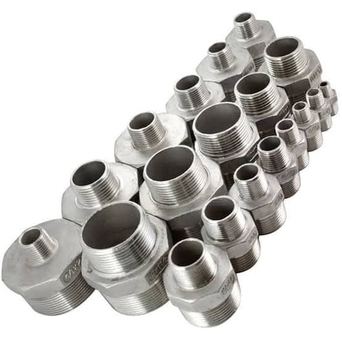 reducer nipple 2" x 1" inch