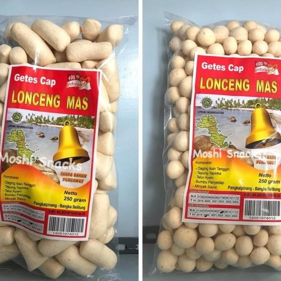 

Getes Ikan Tenggiri Cap Lonceng Mas 250Gr / Getas Kerupuk Bangka