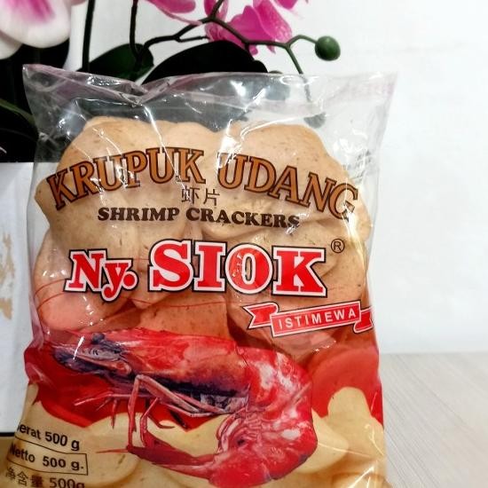 

Kerupuk /Krupuk Udang Oval Ny Siok 500Gr Pins Sna