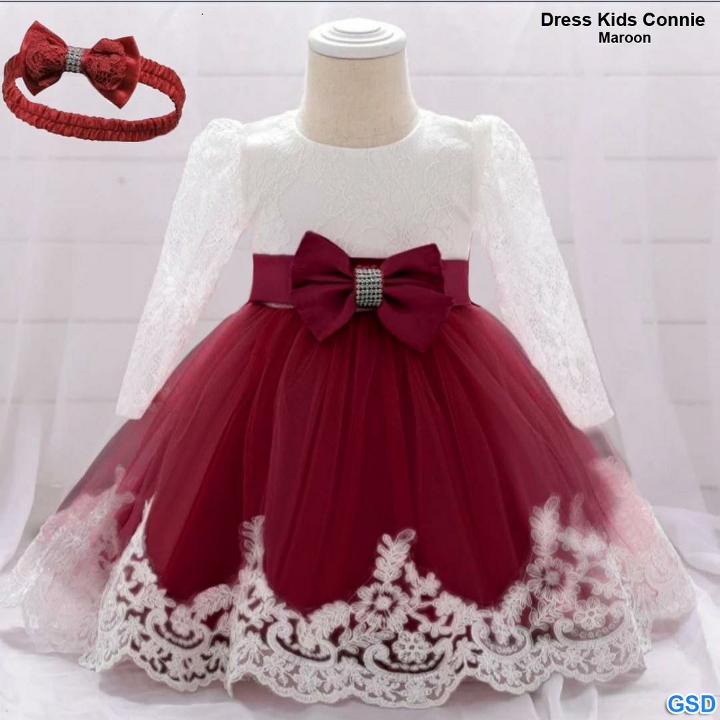 Dres Anak Terbaru 2024 Gaung Cewek Umur 2-10 Thn Gamis Kekinian Korean Style Dress Natal Wedding Mew