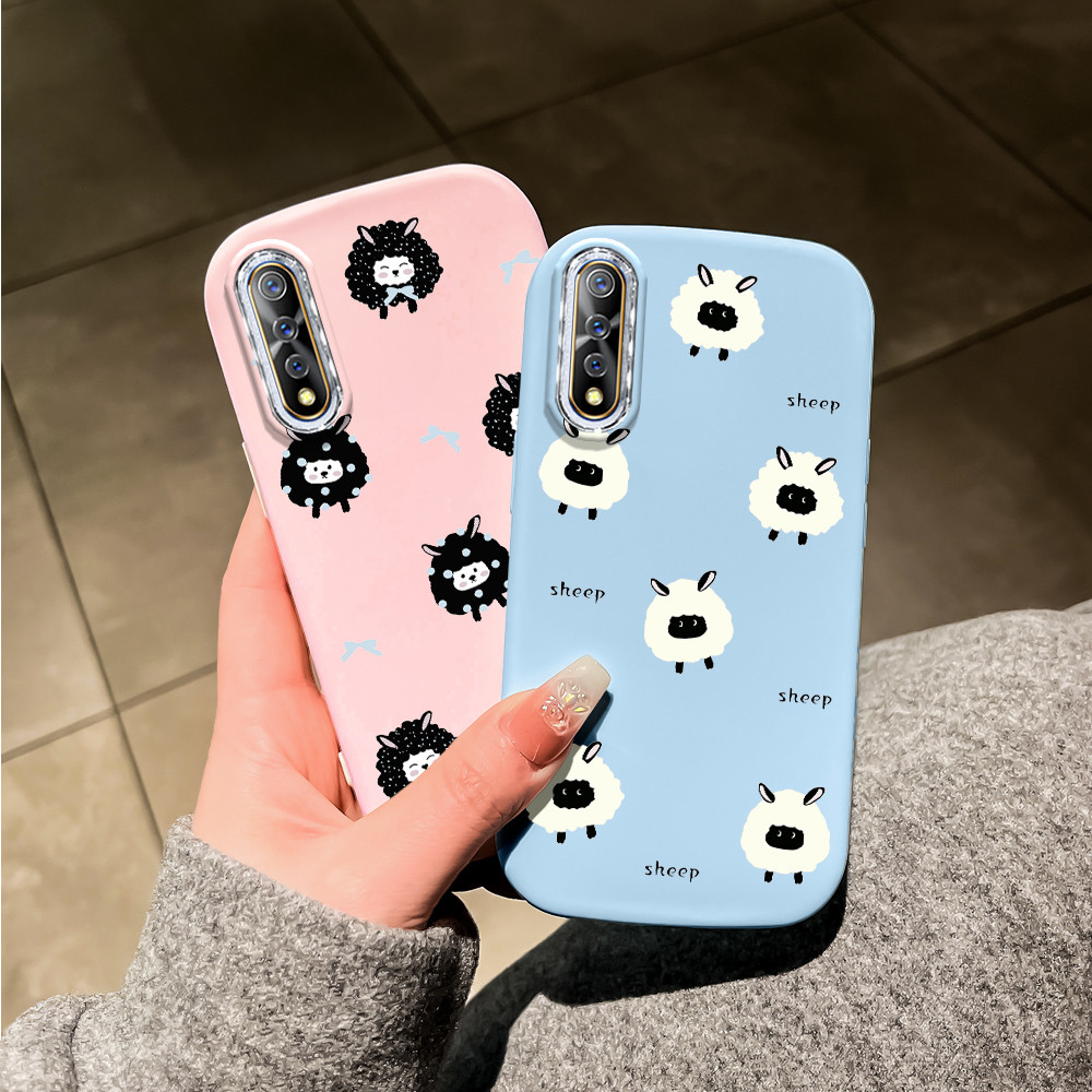 Domba Kecil Soft bening transparan clear Case untuk Vivo S1 Y21 T/E/A/S Y20 Y19 Y17 S Y16 Y15 A Y12i