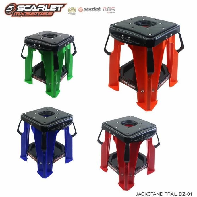 Scarlet Racing - Jackstand Paddock Tengah Standar Motor Trail Dz-01