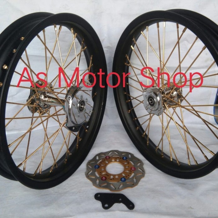 VELG SET ROSSI 140 - 160 X 17 TROMOL BECAK CB150R OLD NEW CB150 CBR150