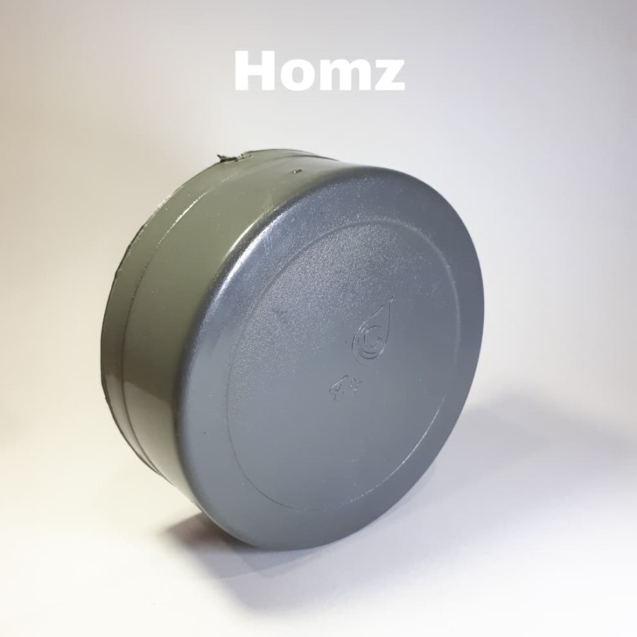 Dop 4" inch D Grest/Cap 4 in PVC/Tutup Pipa 4 inch Polos Tanpa Drat