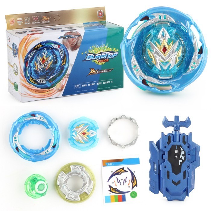Jun - Gasing Beyblade Burst Db Merk Flame B-202 Wind Knight Moon