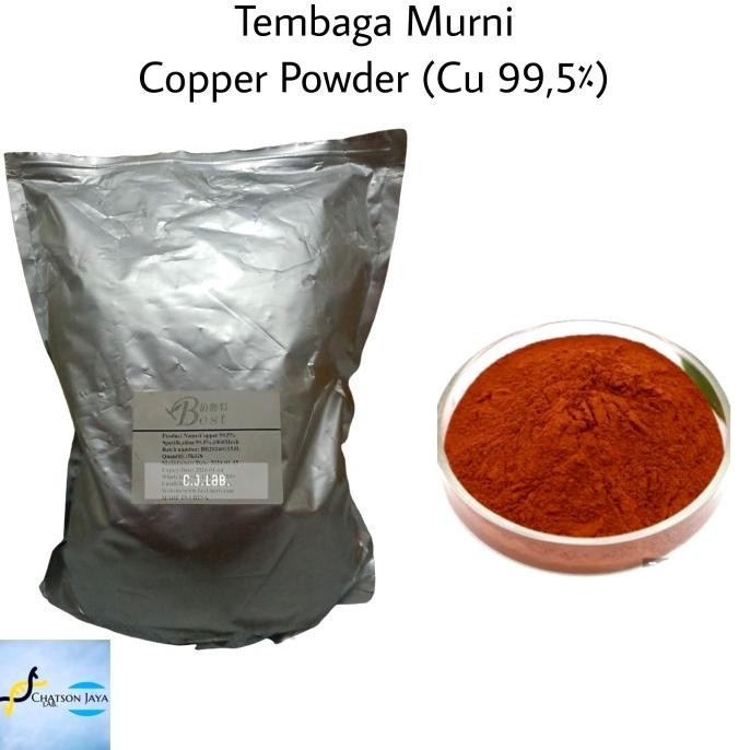 

Serbuk Tembaga Murni 99,5% - Cu Powder Pure 75 Gram