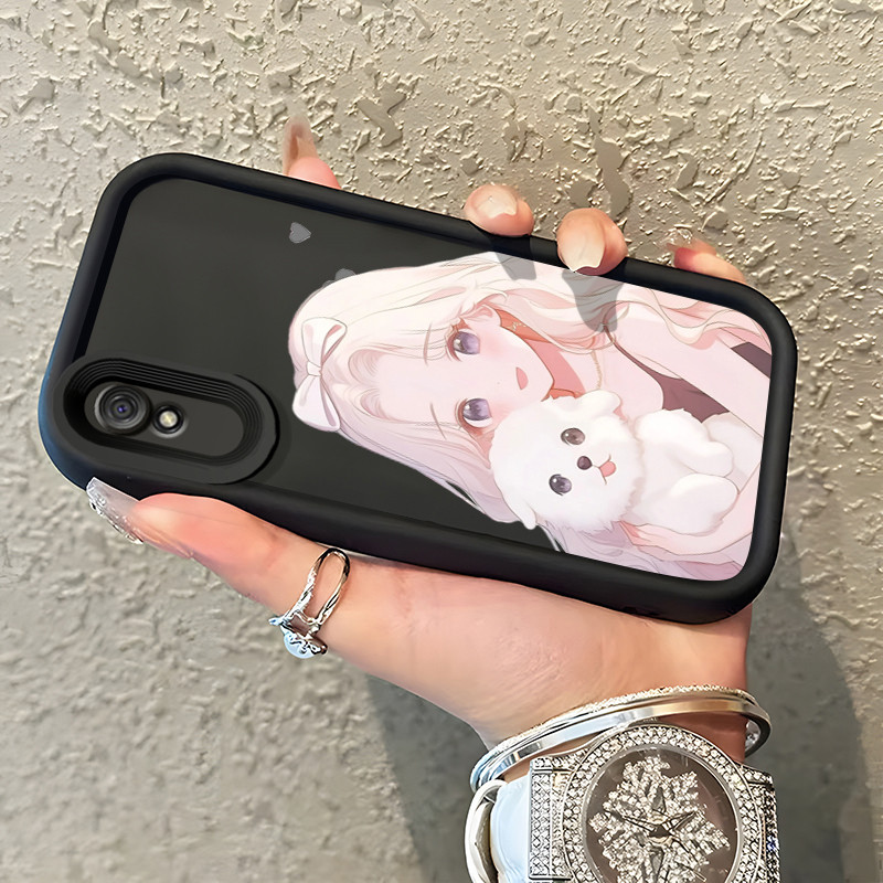 Casing Hp  Untuk Xiaomi Redmi 9A Redmi 9i Redmi 9T Redmi 9 Power Case Casing Kesing HP gadis gelomba