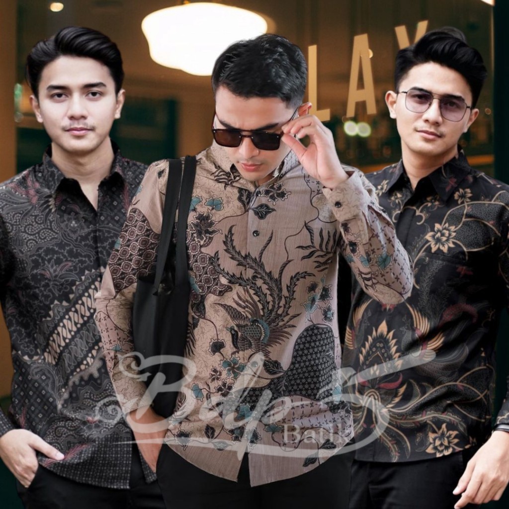 Krmeja Bapak-Bapak Hem Cowok Terlaris Baju Periya Dewasa Pakaiam Kemeja Cowo Bju Btik Terbaru Batiik