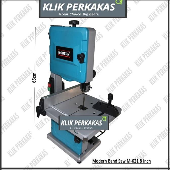 Modern M-621 Band Saw 8 Inch/ Bandsaw Gergaji Kayu Listrik M621 Modern