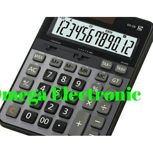 

Casio Heavy Duty Calculator Ds-2B - Kalkulator Kantor Office Ds 2 B 12