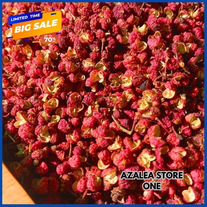 

HUAJIAO MALA MERAH SICHUAN / CHINESE SZECHUAN RED PEPPERCORN 100G EKSLUSIF !! BY AZALEA STORE