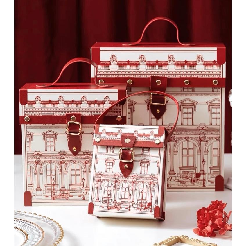 

SPECIAL Kotak Kemasan Vintage Kado Hadiah Kulit Persegi Hardbox/Box Tebal Mewah ew-45