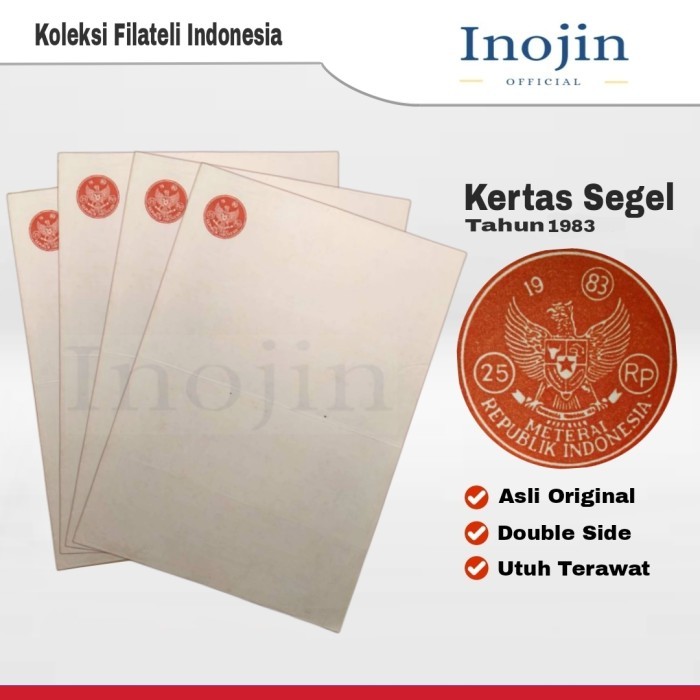

Kertas Segel Tahun 1983 Asli