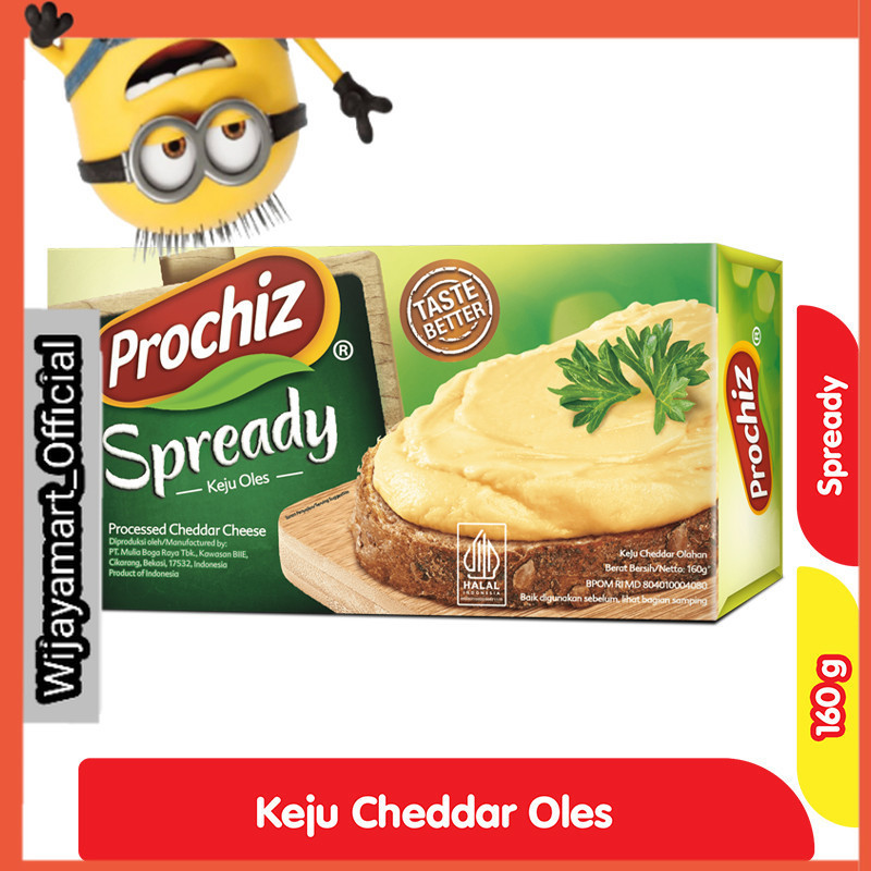

Prochiz Keju Cheddar Olahan Oles 160 g