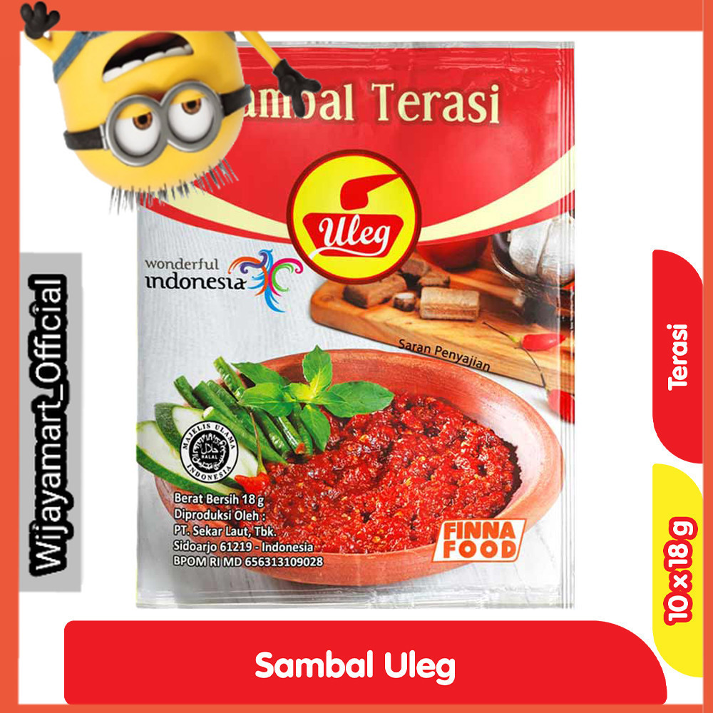 

Uleg Sambal Terasi 10 x 18 g