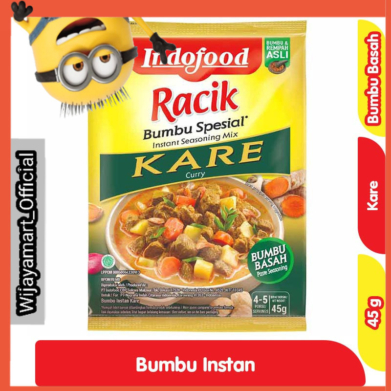 

Indofood Racik Bumbu Spesial Kare 45 g