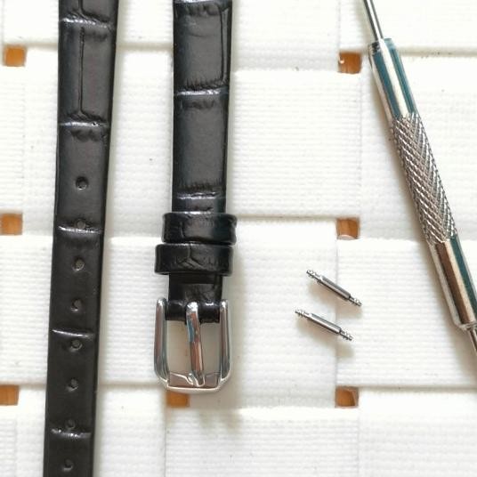 Strap Tali Jam Tangan Ukuran 10Mm Tali Kulit Jam Tangan Wanita