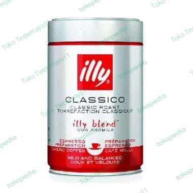 

Kopi Illy Classico Blend Ground Kaleng 250Gr Kopi Bubuk Biji Kopi