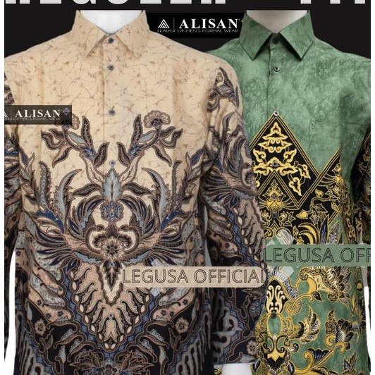 Kemeja Batik Reguler Alisan Lengan Panjang