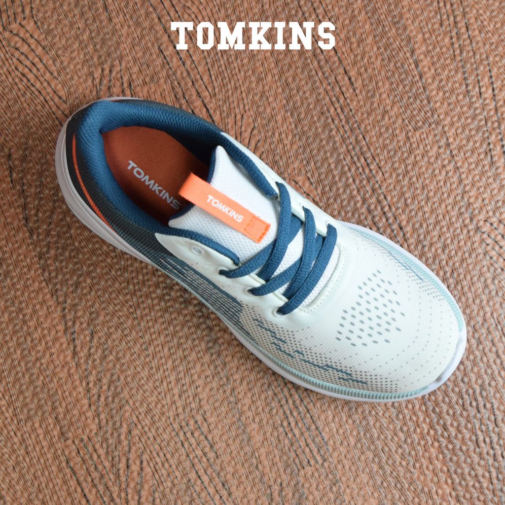 BEST SALE TOMKINS Axel Alpha - White Sepatu Sport Casual Pria Dewasa Sneakers Olahraga Running