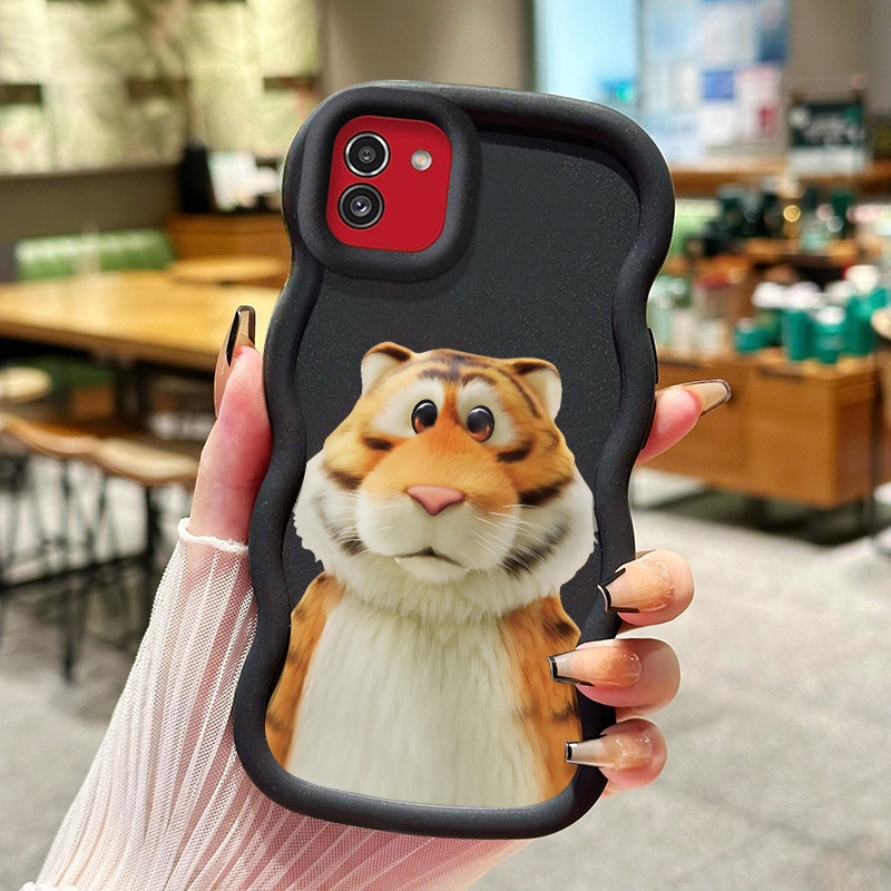 Casing Hp Untuk Samsung A03 Case Casing Kesing penutup pelindung silikon sarung HP Softcase macan tr