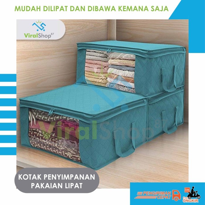 Box Organizer Baju Tempat Penyimpanan Pakaian Storage Box Multifungsi