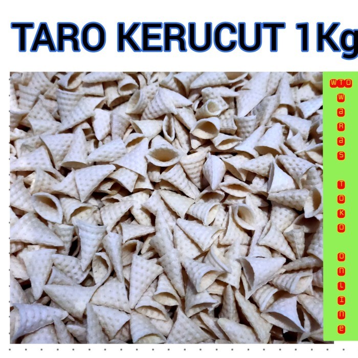 

Terlaris Kerupuk Keripik Taro Mentah Kerucut 1 Kg SALE