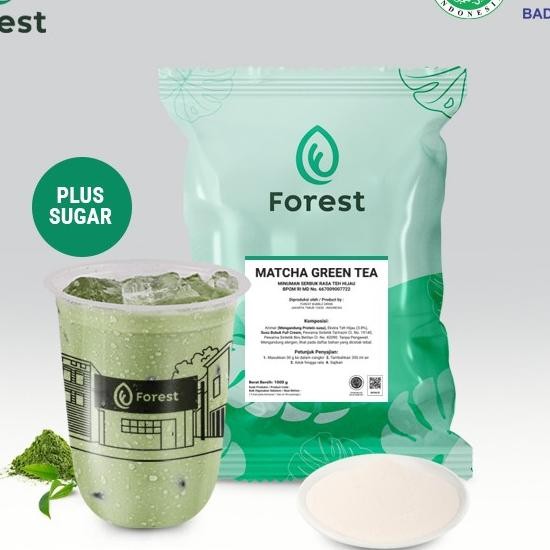 

Bubuk Numan Green Tea Powder 1000G Plus Gula - Forest Bubble Drink