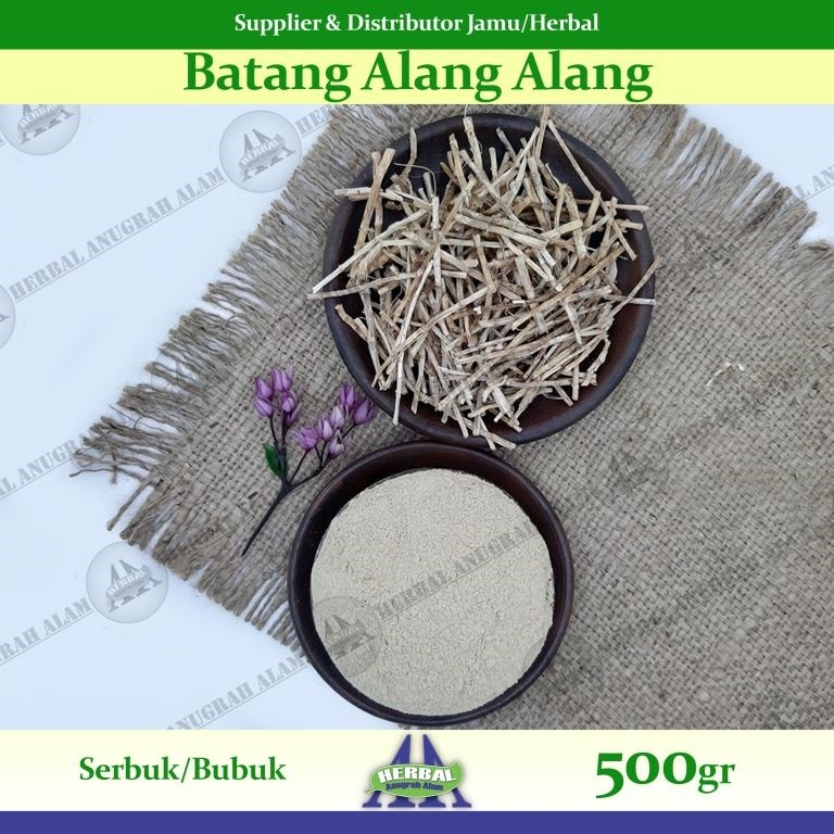 Batang Alang Alang (Bubuk) 500Gr | Imperata Cylindrica | Ilalang - 100% Murni #Herbal