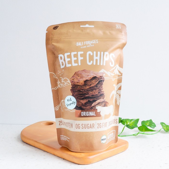 

BIG SALE Original Beef Chips Keripik Daging Sapi Original - Bali Forages