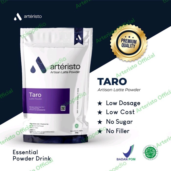 

CUCI GUDANG ARTERISTO TARO PREMIUM POWDER DRINK 500GR - NO SUGAR