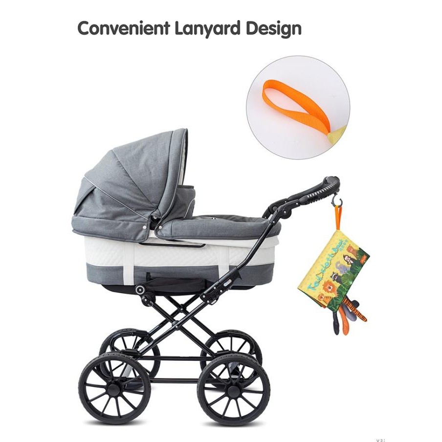 Tumama Animal Tail 3D Cloth Book Mainan Buku Kain Edukasi Anak Bayi 0+ Shp21