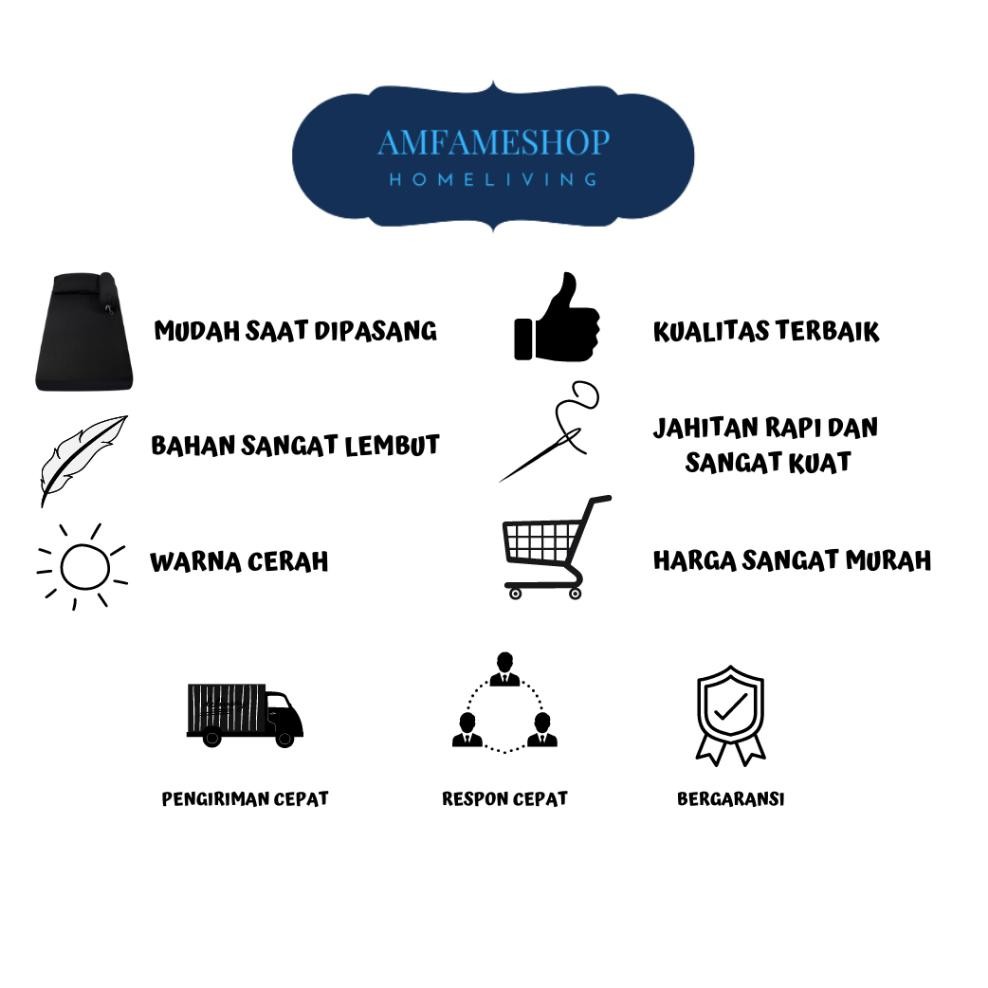 Hot Sarung Kasur Busa Resleting 90X200X20 - Sprei Resleting 90X200X20 10.10