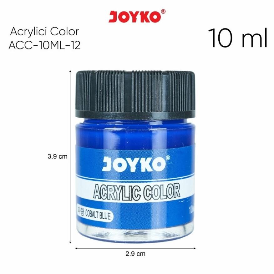 

EVY-510 Acrylic Color Set Cat Aklirik JOYKO 12warna ACC-10ml/Cat Lukis Aklirik Hemat