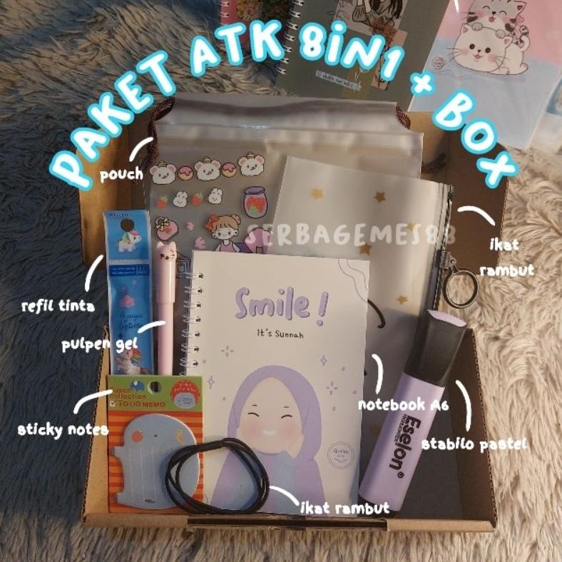 

ede-78 serbagemes88 - (PART 3) PAKET ALAT TULIS 8IN1 / STATIONERY SET FANCY / ALAT TULIS SET Murah