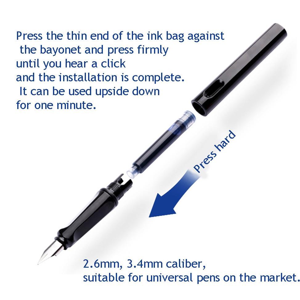 

Do86 Fountain Pen Set 3pen+100tinta Nib Kaligrafi Pena Multi Fungsi Perlengkapan Sekolah Pulpen Alat Tulis/isi ulang tinta pena Berkualitas