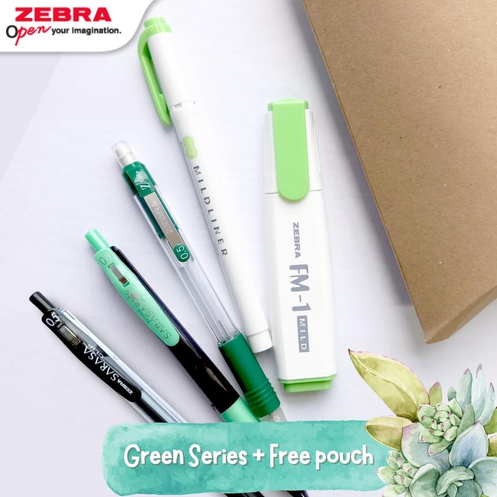 

COD ZEBRA Color Bundle Series Sarasa Clip Decoshine Pulpen Pena 0.5mm Mildliner Highlighter dan Pensil Terlaris
